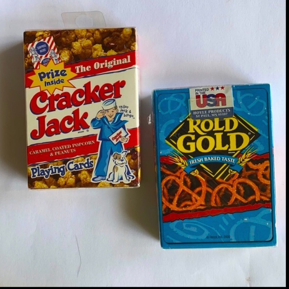 Cracker Jack and Rold Gold Playing Cards Deck
